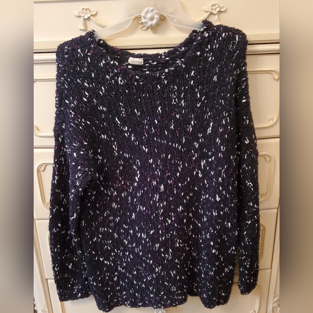 Garage Flacked Sweater S Oversized
